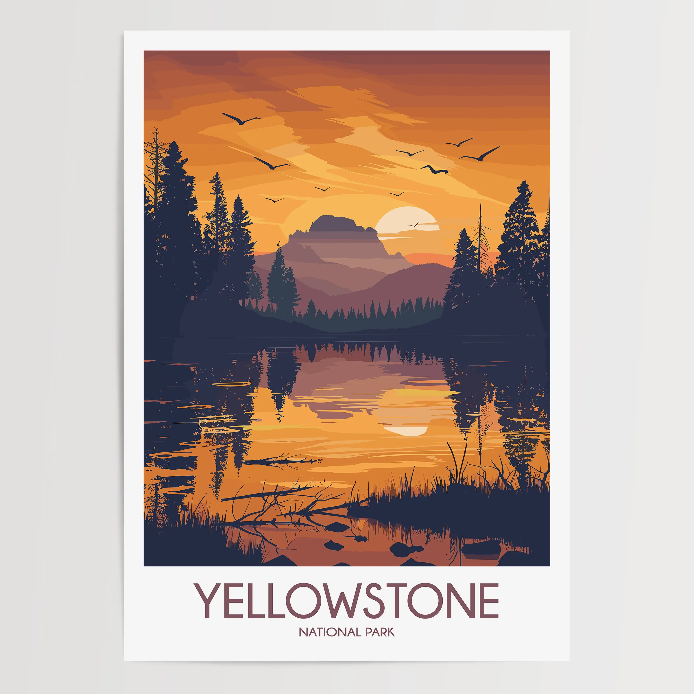 Yellowstone Home Office Decor