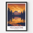 Yellowstone Minimalist Wall Art