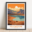 Yellowstone Modern Travel Poster