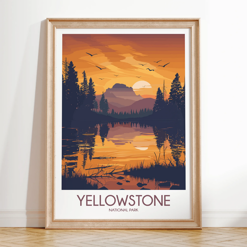 Yellowstone Souvenir Poster Print