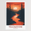 Yellowstone Vintage Style Print