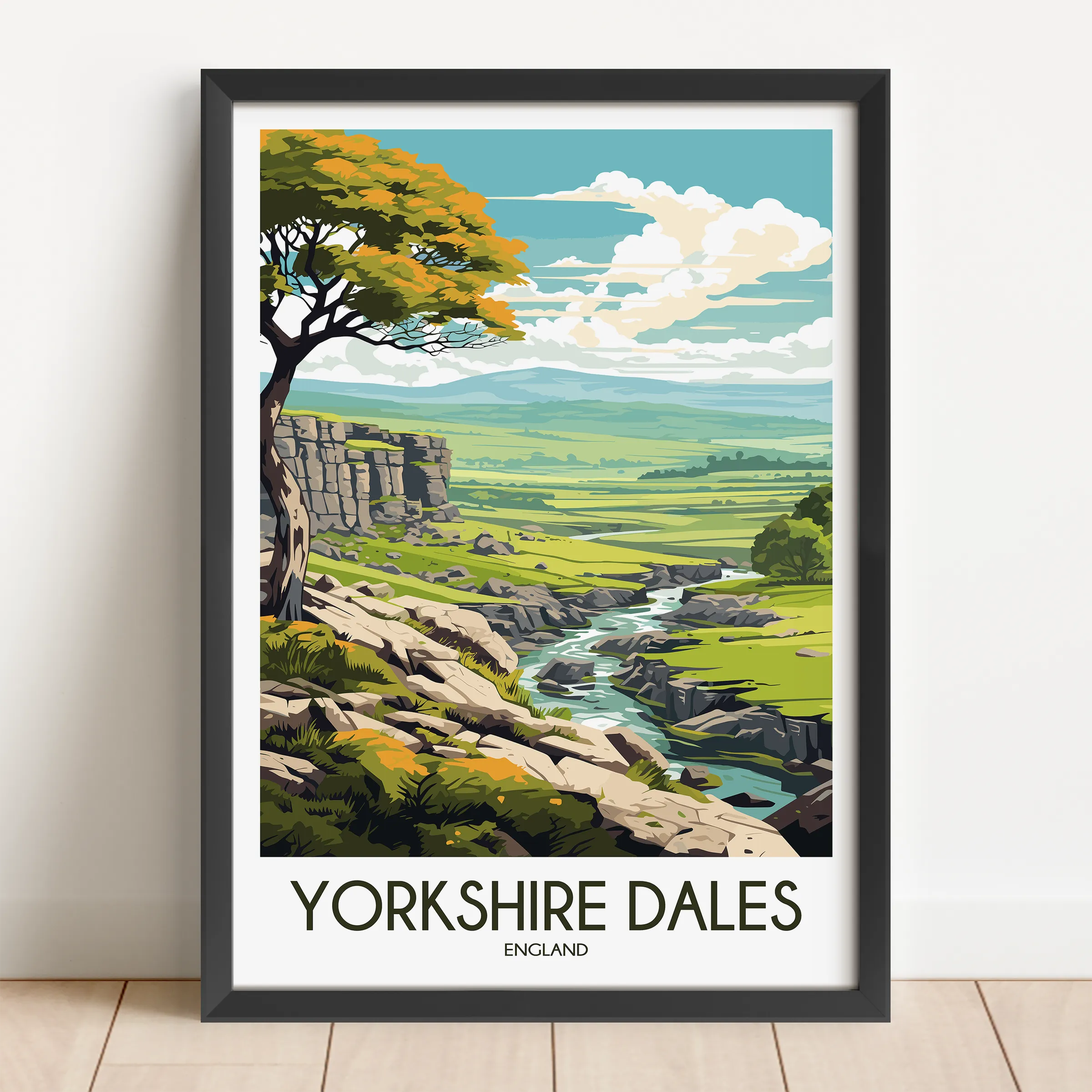 Yorkshire Dales Destination Art Gift