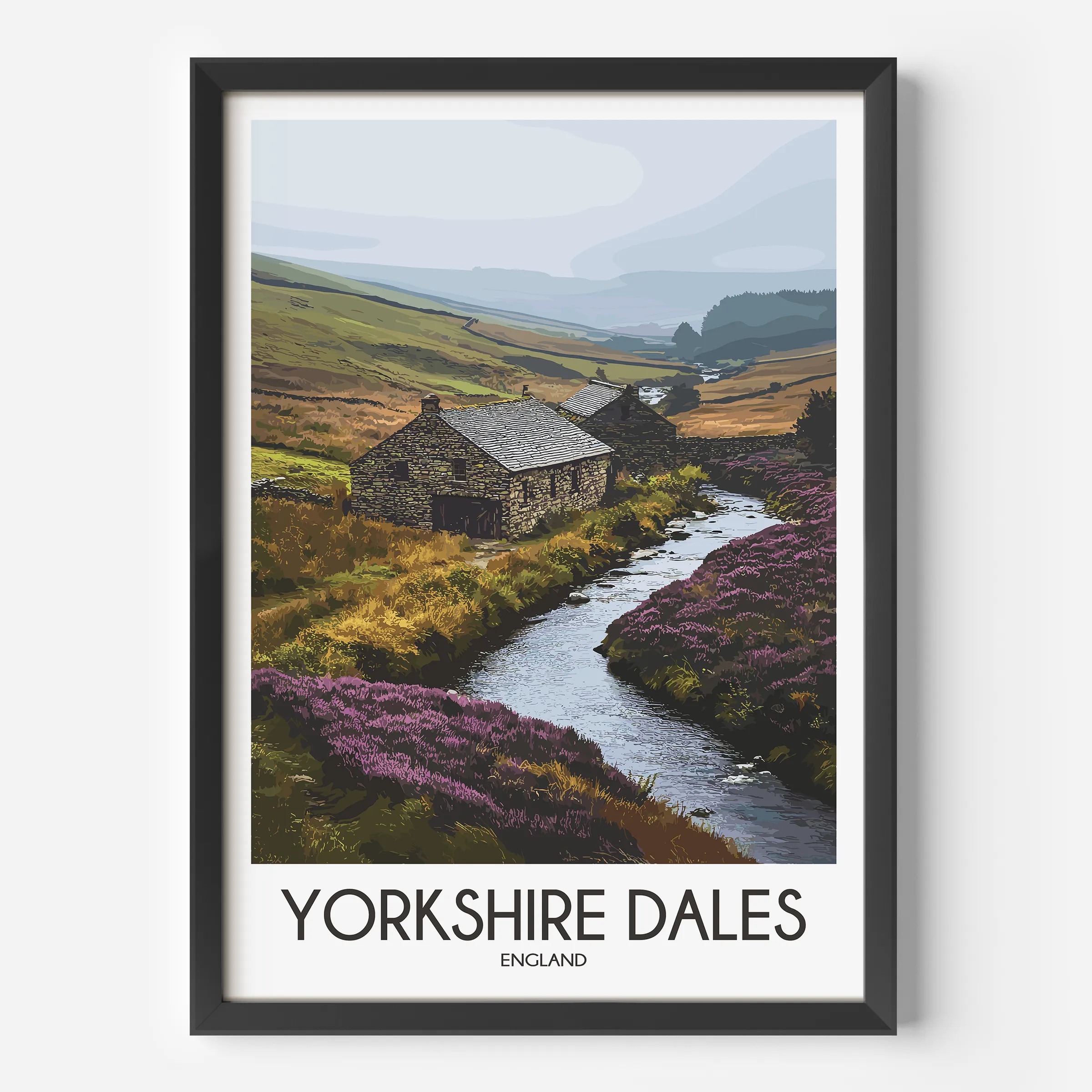 Yorkshire Dales Destination Art Gift