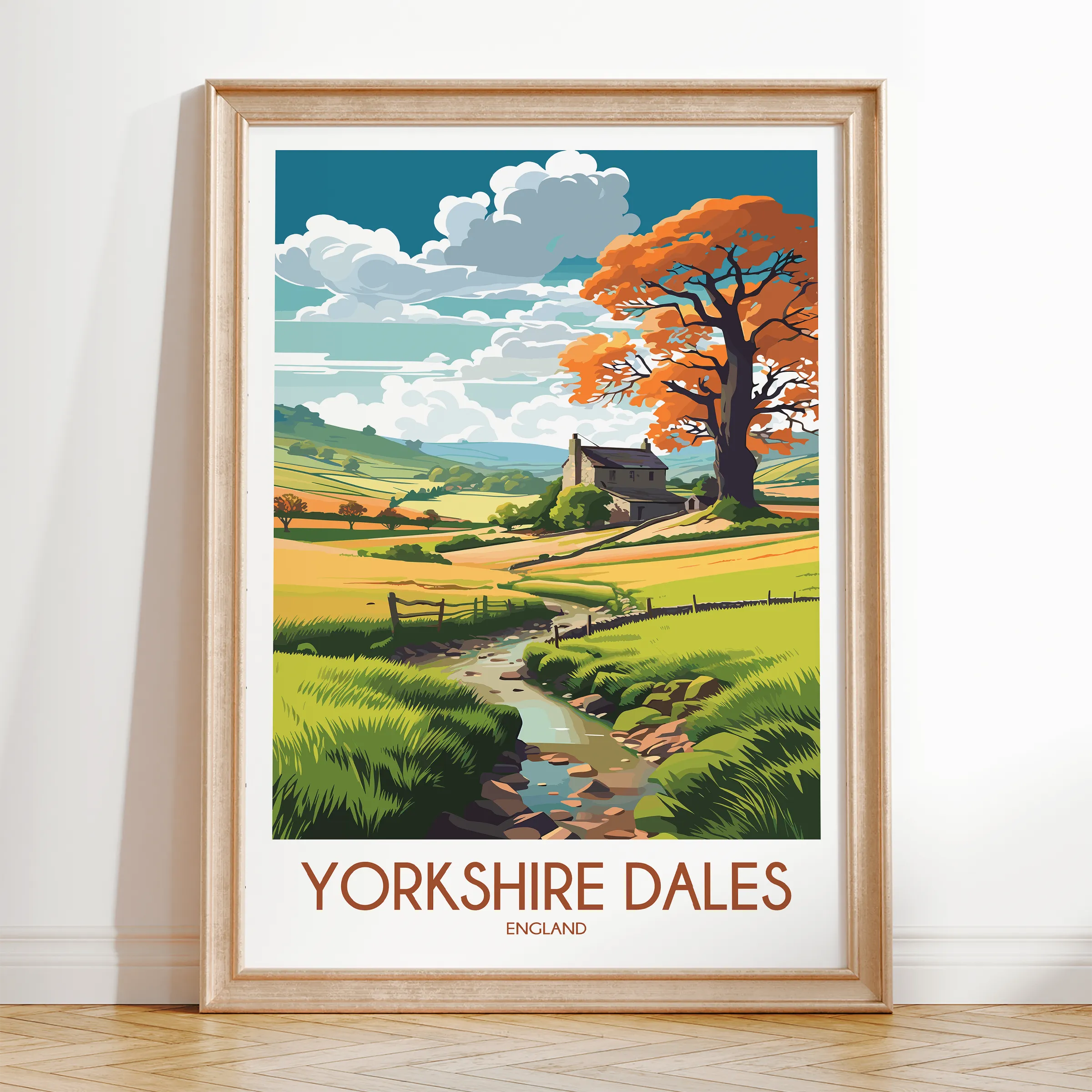 Yorkshire Dales Minimalist Wall Art