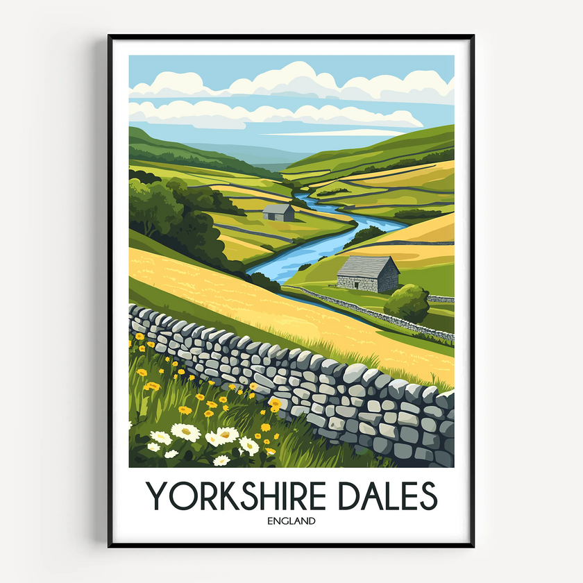 Yorkshire Dales Minimalist Wall Art