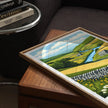 Yorkshire Dales Retro Travel Illustration