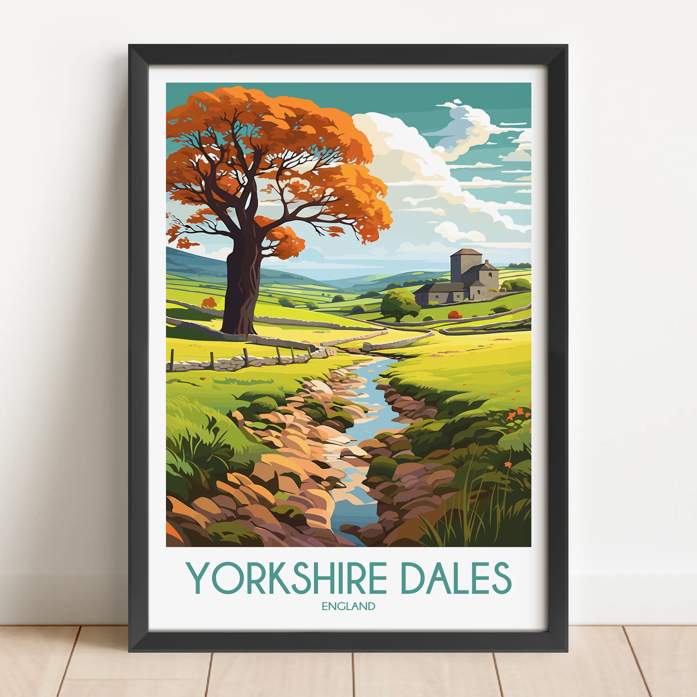 Yorkshire Dales Scenic Landscape Art