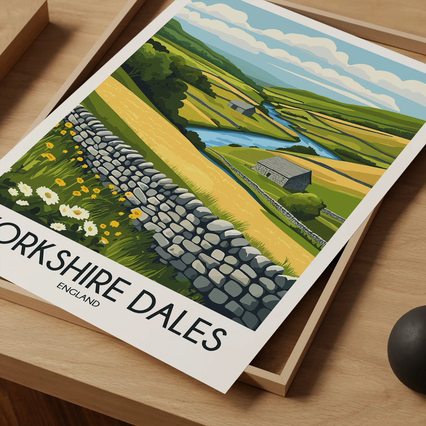 Yorkshire Dales Souvenir Poster Print