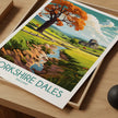 Yorkshire Dales Souvenir Poster Print