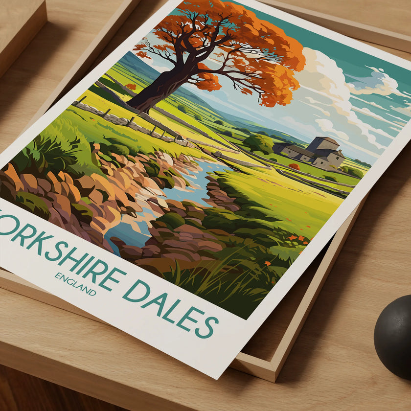 Yorkshire Dales Souvenir Poster Print