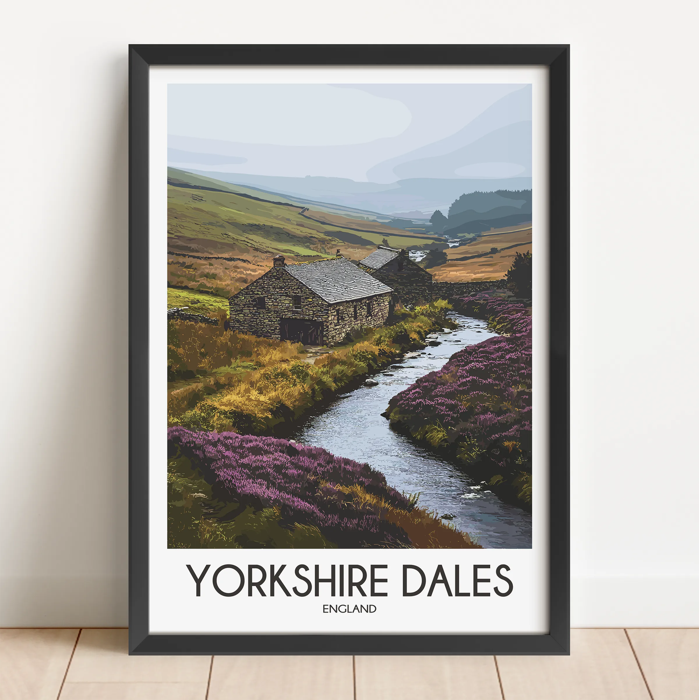 Yorkshire Dales Souvenir Poster Print