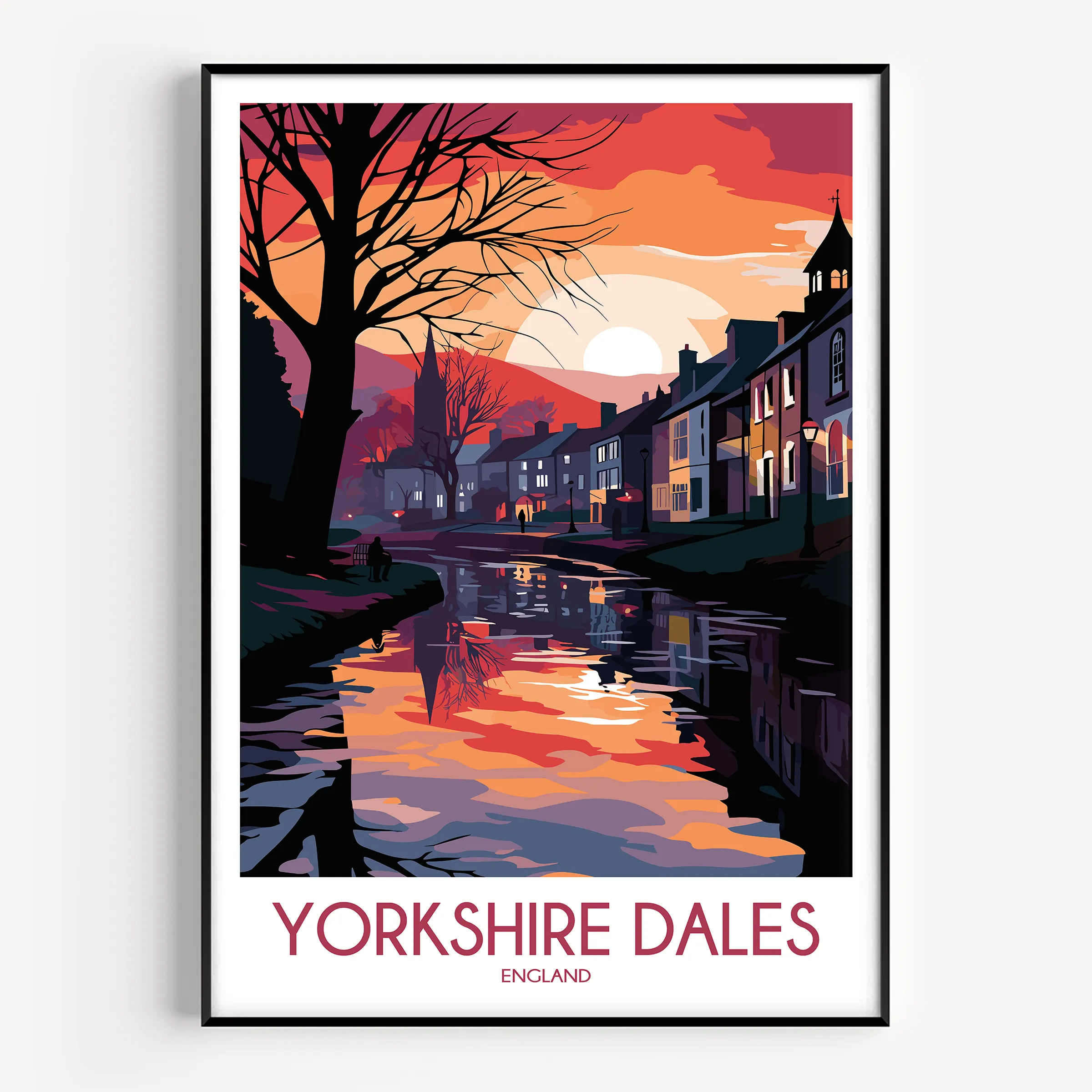 Yorkshire Dales Souvenir Poster Print