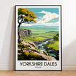 Yorkshire Dales Vintage Style Print
