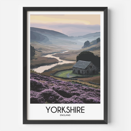 Yorkshire Minimalist Wall Art