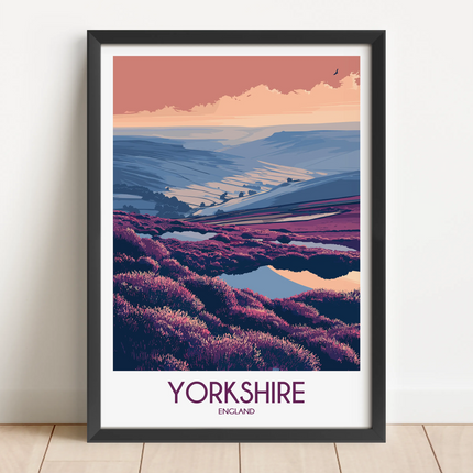 Yorkshire Modern Travel Poster