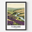 Yorkshire Modern Travel Poster