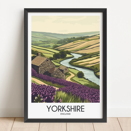 Yorkshire Souvenir Poster Print