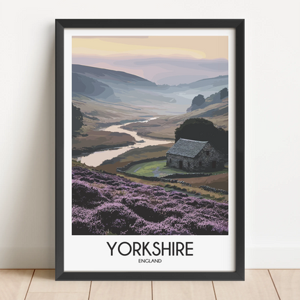 Yorkshire Souvenir Poster Print