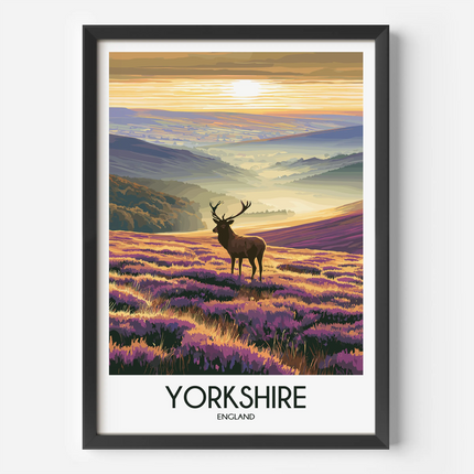 Yorkshire Souvenir Poster Print