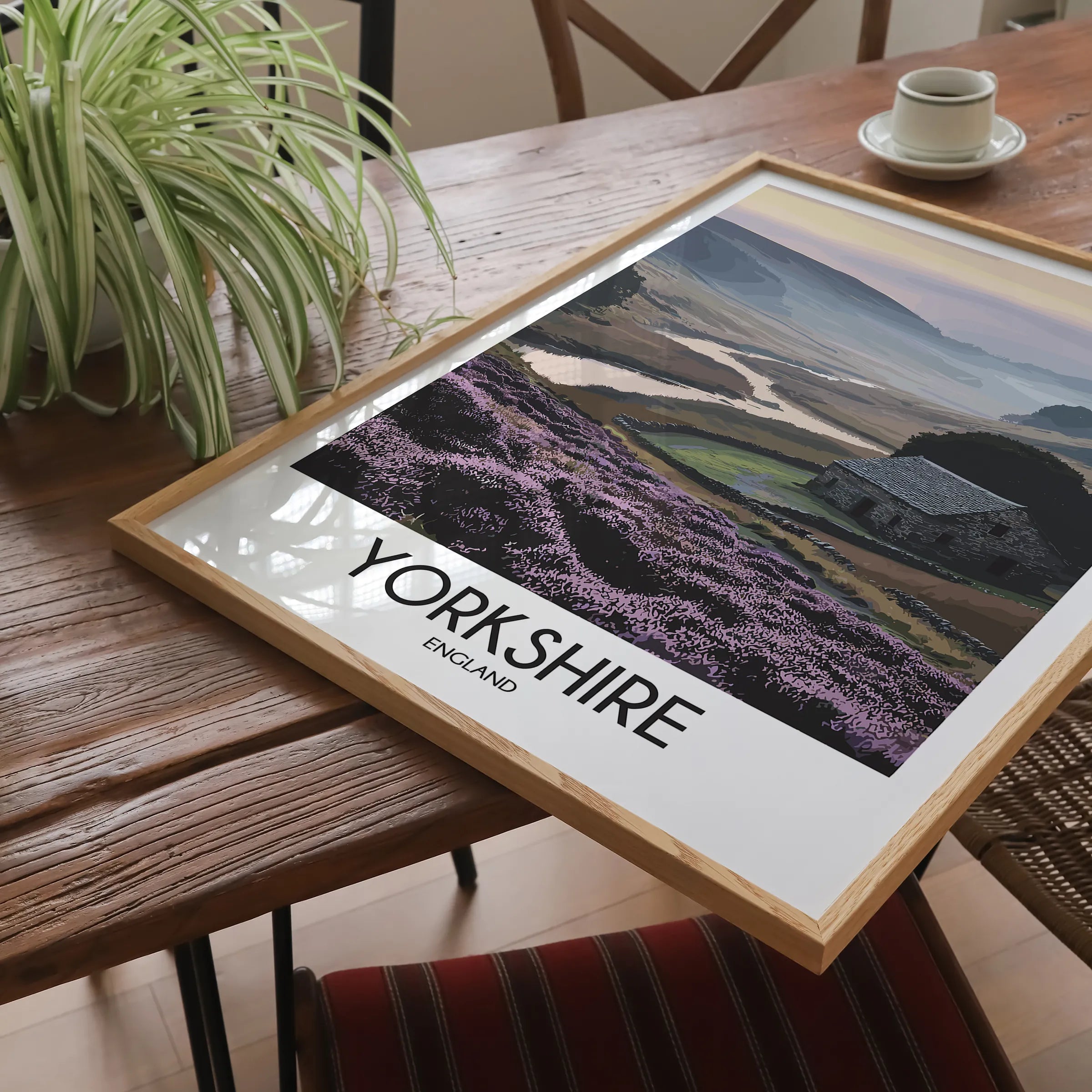 Yorkshire Vintage Style Print