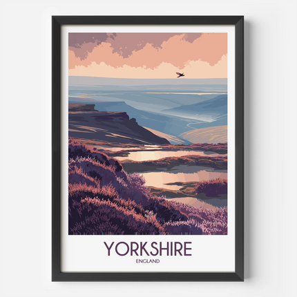 Yorkshire Vintage Style Print