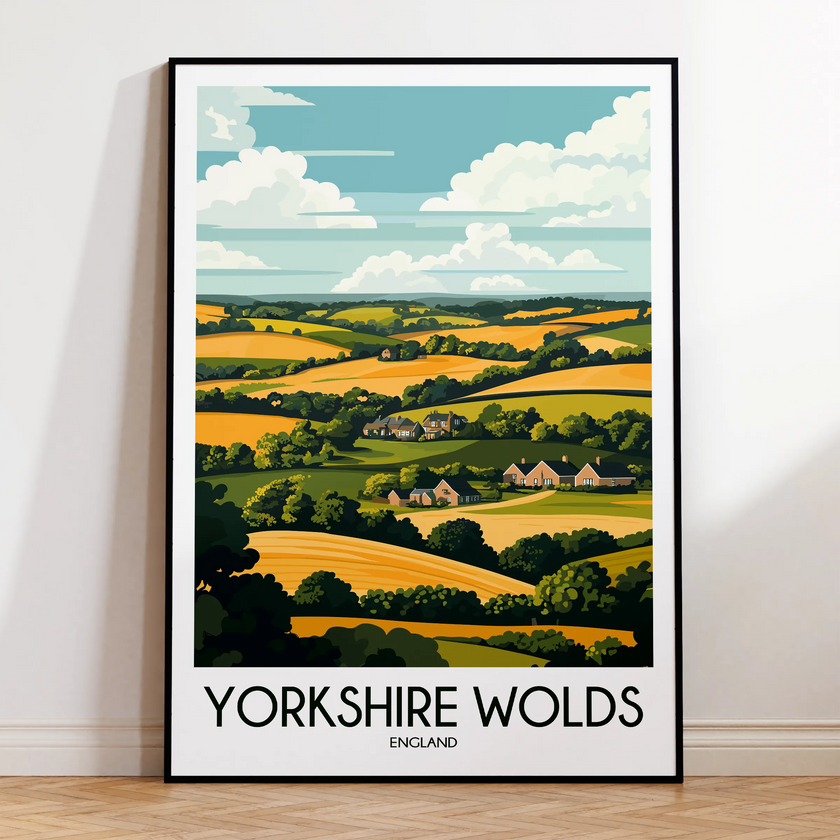 Yorkshire Wolds Destination Art Gift