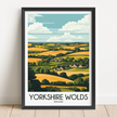 Yorkshire Wolds Scenic Landscape Art