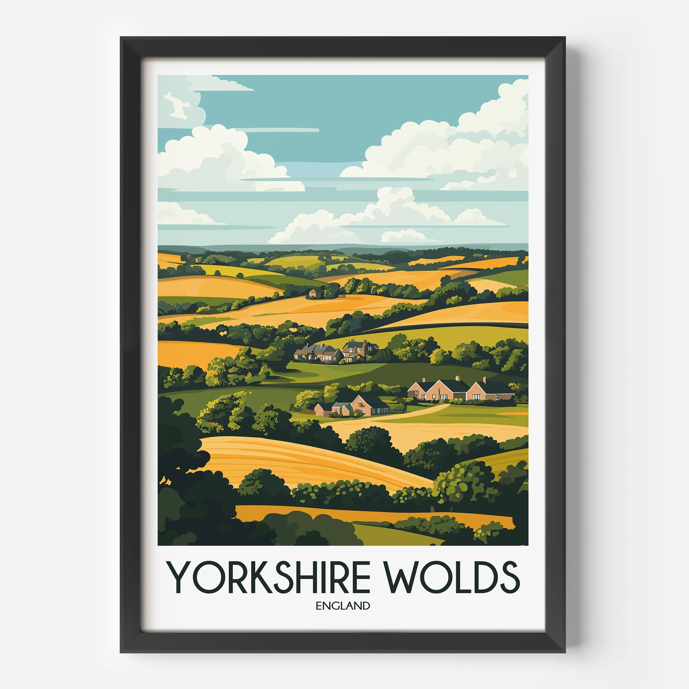 Yorkshire Wolds Travel Memory Gift