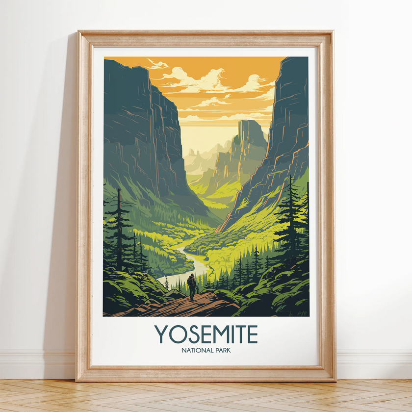 Yosemite Destination Art Gift