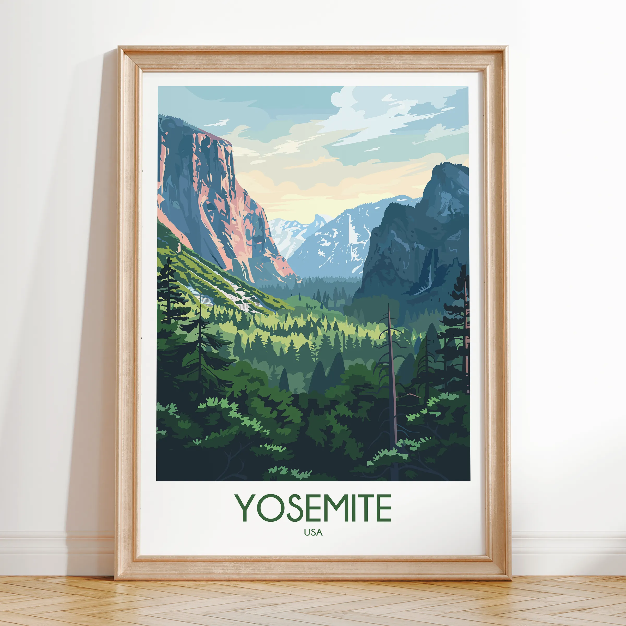 Yosemite Destination Art Gift