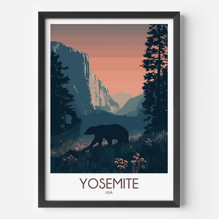 Yosemite Destination Art Gift