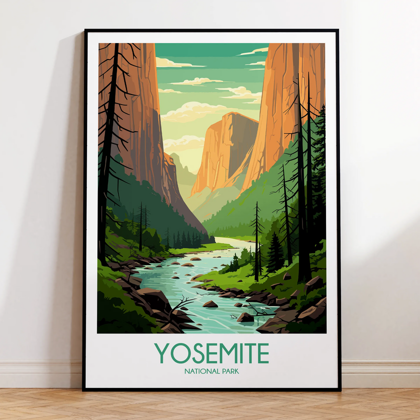 Yosemite Destination Art Gift