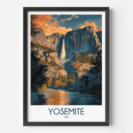 Yosemite Minimalist Wall Art