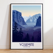 Yosemite Minimalist Wall Art
