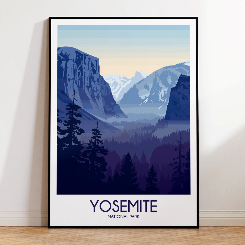 Yosemite Minimalist Wall Art