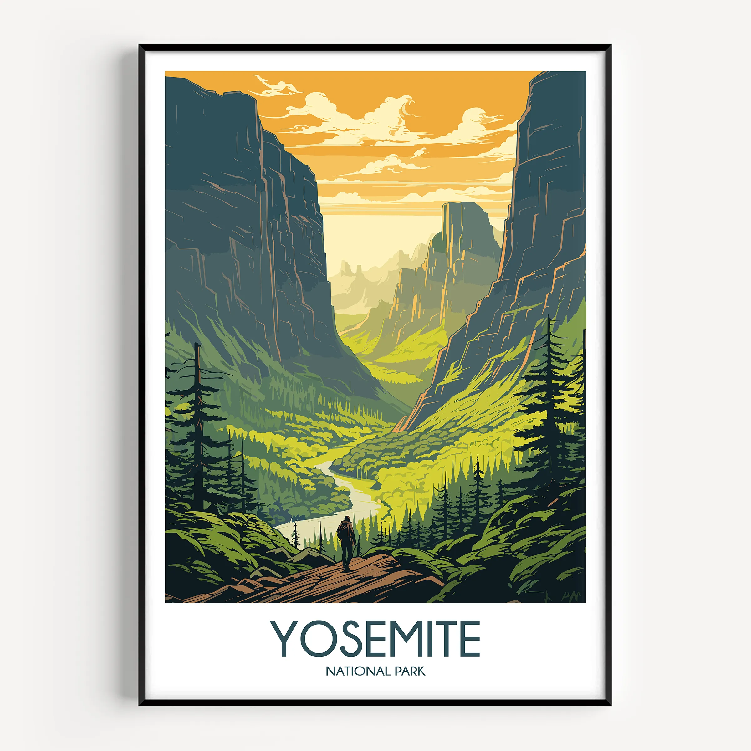 Yosemite Minimalist Wall Art