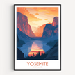 Yosemite Minimalist Wall Art