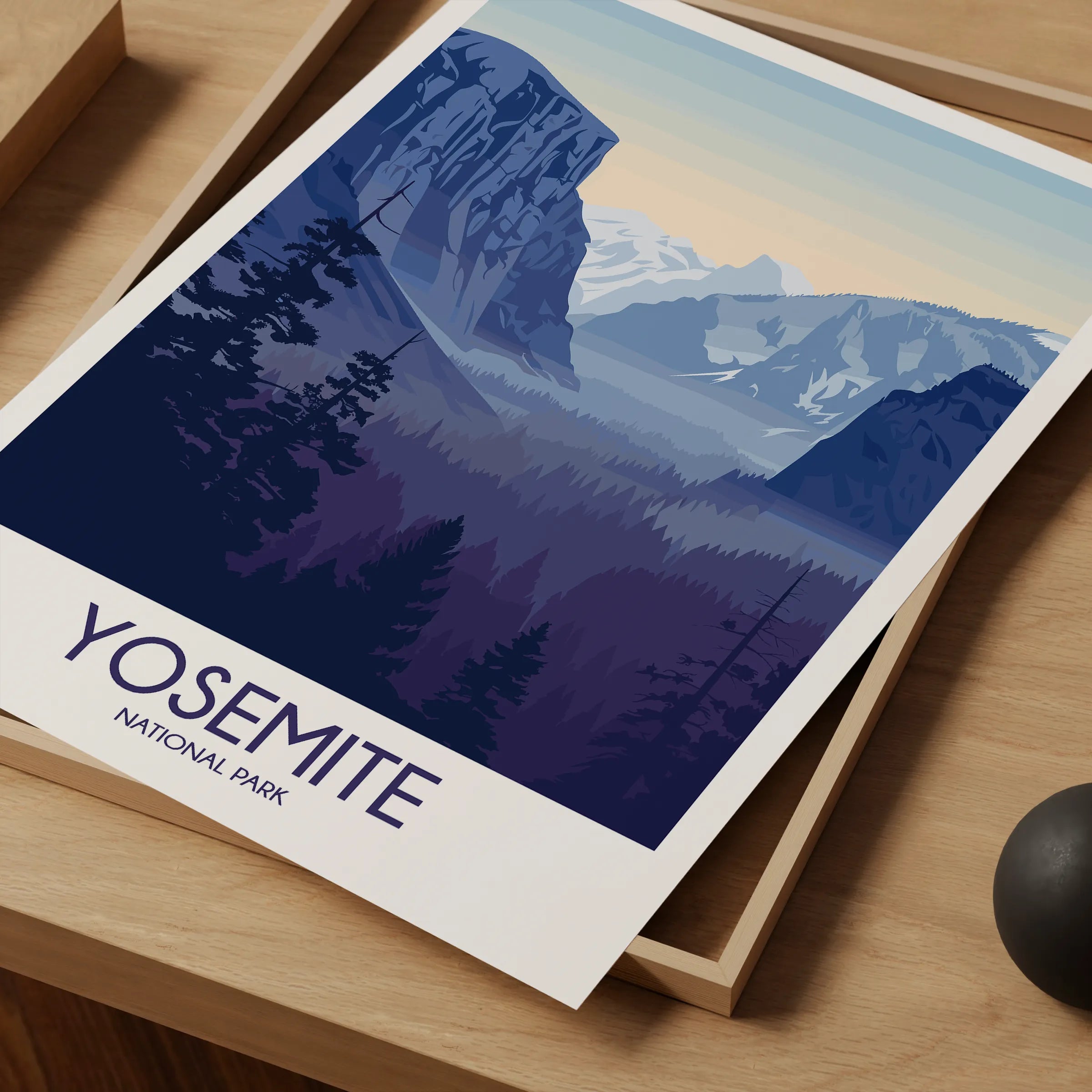Yosemite Scenic Landscape Art
