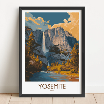 Yosemite Scenic Landscape Art