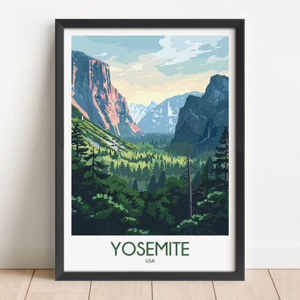 Yosemite Souvenir Poster Print