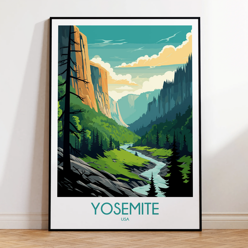 Yosemite Souvenir Poster Print