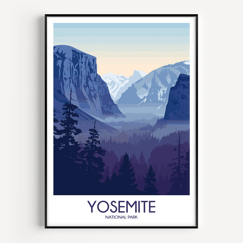 Yosemite Souvenir Poster Print