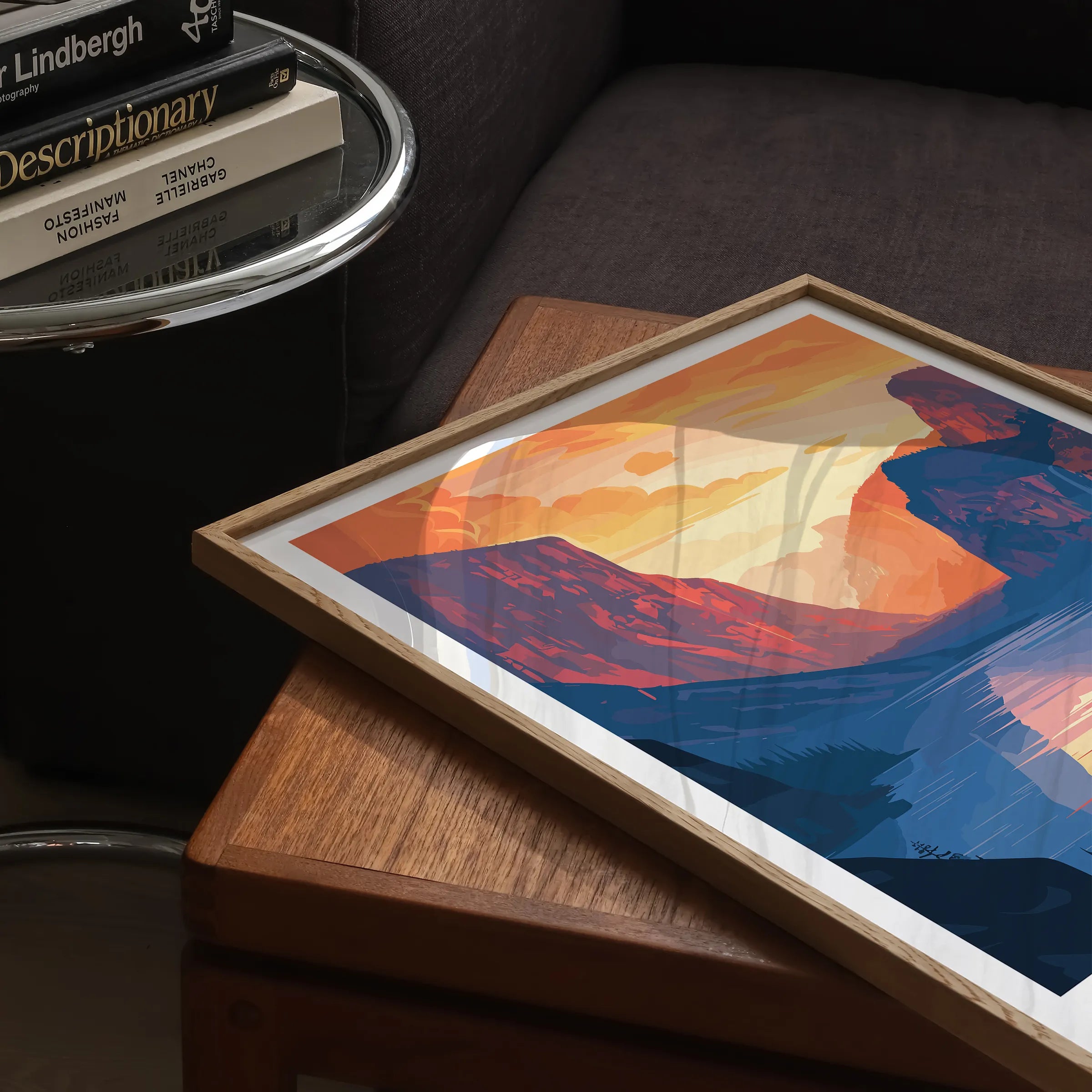 Yosemite Vintage Style Print