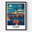 Zagreb Minimalist Wall Art