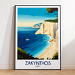 Zakynthos Destination Art Gift