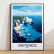 Zakynthos Destination Art Gift