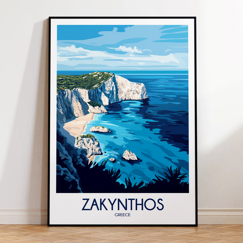 Zakynthos Destination Art Gift