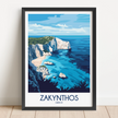 Zakynthos Minimalist Wall Art