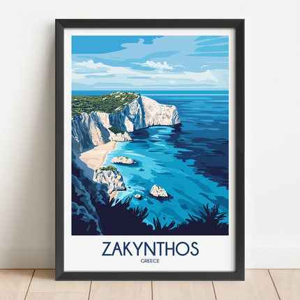 Zakynthos Minimalist Wall Art