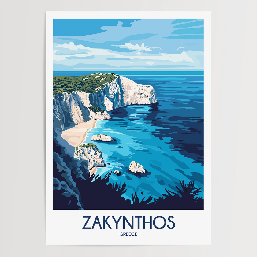 Zakynthos Scenic Landscape Art